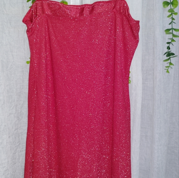 Shein Sparkle Red Dress - Picture 3 of 13